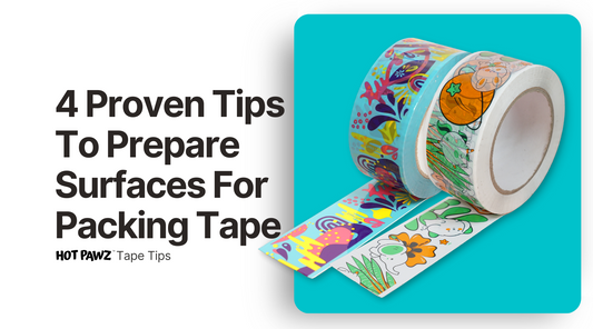 Hot Pawz Decorative Packing Tape Tip Blog 4 Proven Tips To Prepare Surfaces For Packing Tape