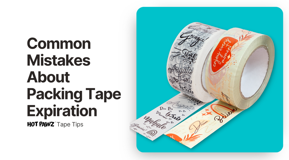 Hot Pawz Decorative Packing Tape Tip Blog Common Mistakes About  Packing Tape Expiration