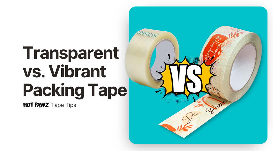 Transparent vs. Vibrant Packing Tape: Which to Choose?