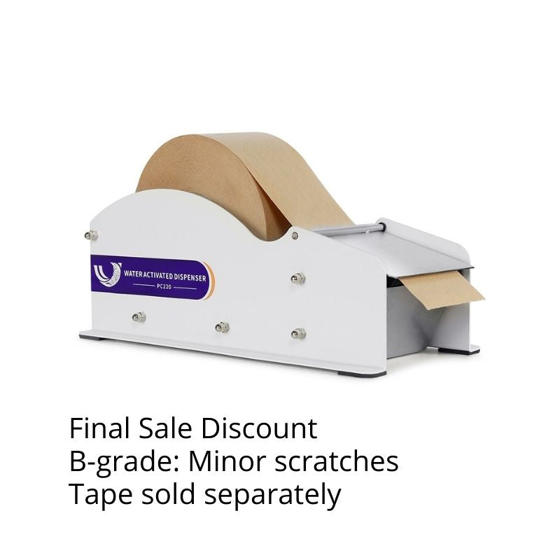 Water Activated Paper Tape Dispenser, Heavy Duty Metal