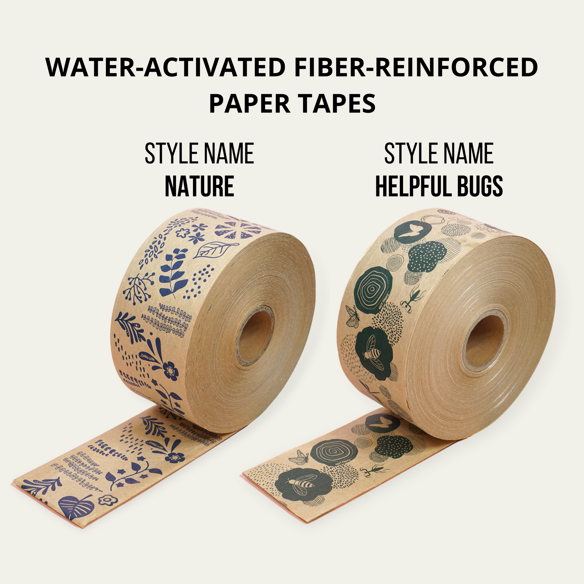 Wat Paper Packing Tape Sample Set of 2