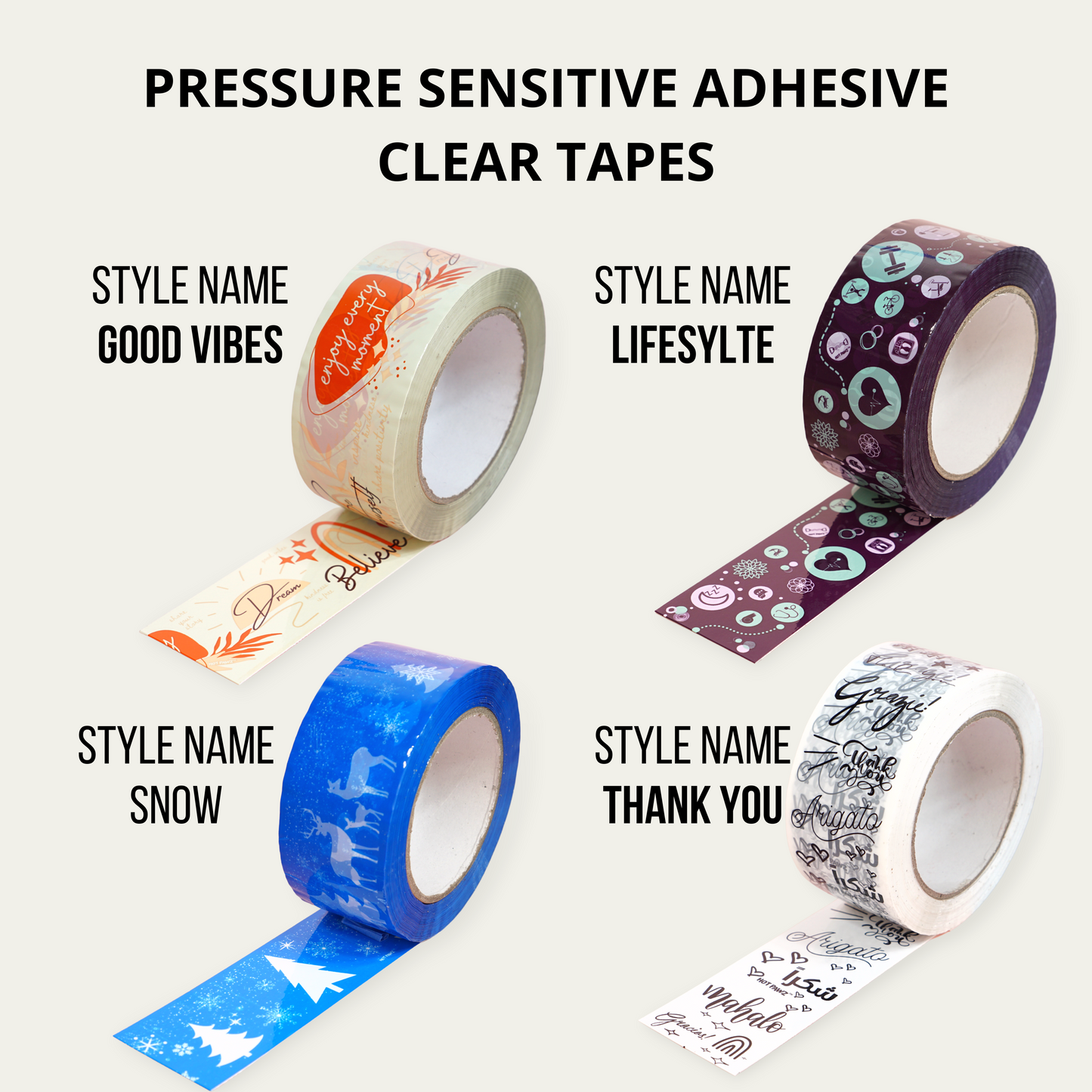 Hot Pawz Decorative Packing Tape Packaging Tape Heavy-duty Tape